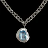 [HURJABOYACC] Seasonless Mono Gem Pearl Necklace_Blue