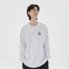 [HAVEOFFDUTY] FW 21 SMALL LOGO LONG SLEEVE(OATMEAL)