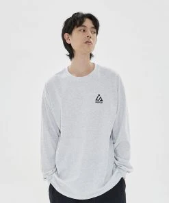 [HAVEOFFDUTY] FW 21 SMALL LOGO LONG SLEEVE(OATMEAL)