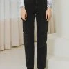 [13MONTH] FW 21 SIDE POCKETS BIKER JEANS (BLACK)