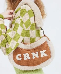 Best Sellers [CRANK] Winter 21 SUEDE ECO FUR SHOULDER BAG_CM