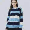 [AMES WORLDWIDE] Winter 21 COLOR BLOCK STRIPE KNIT_SB Best Sellers