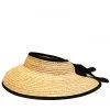 SLEEPYS SLIP [SLEEPY SLIP] Seasonless WIDE SUN VISOR RAFFIA HAT