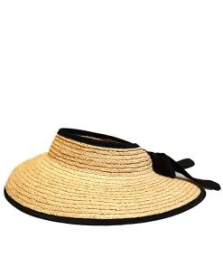 SLEEPYS SLIP [SLEEPY SLIP] Seasonless WIDE SUN VISOR RAFFIA HAT