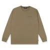 Best Sellers [DUCKDIVE] FW 21 Logo Long Sleeve T-shirt Olive Green