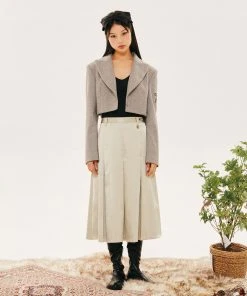 [PLASMASPHERE] FW 21 Mini Jacket[Grey] Best Sellers