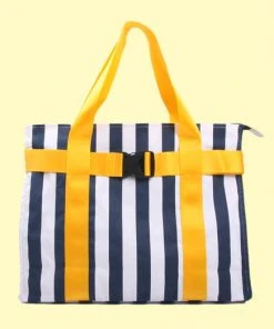 [DUCKDIVE] Seasonless T.D&M.G BAG_NAVY WHITE STRIPE