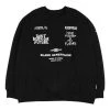 [AJO BY AJO] FW 21 Embroidered Logos Sweatshirt [Black]