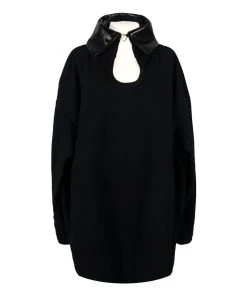 [CODE SHION] Winter 21 Heart-ring High Neck Top [black] Best Sellers