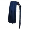 Best Sellers [CODE SHION] Winter 21 Big Belt Wrap Skirt [blue Denim]