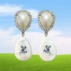 [HURJABOYACC] Seasonless Dalmatian Earrings _ Pet Series_earclips