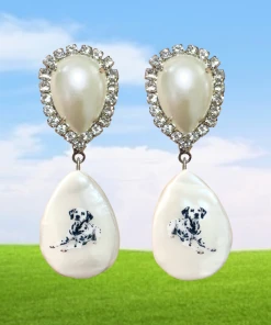 [HURJABOYACC] Seasonless Dalmatian Earrings _ Pet Series_earclips