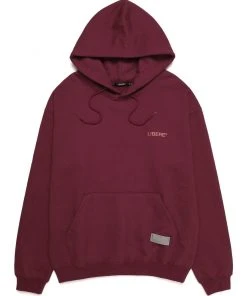 [LIBERE KOREA] FW 21 SLOGAN HOODIE / BURGUNDY