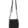 [LECYTO] Seasonless HANDMADE CROCHET STRING SQUARE BAG_[BLACK]