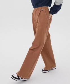 [DEARSTALKER] FW 21 BAGGY WIDE PANTS- BROWN Best Sellers