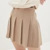 Best Sellers [DEARSTALKER] FW 21 TENDER PLEATS SKIRT- BEIGE