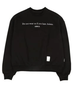 [AJO BY AJO] FW 21 To The Haters Sweatshirt [Black] Best Sellers