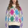 [MIDNIGHT MOVE] Winter 21 Argyle Knit (ivory) Best Sellers