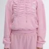 Best Sellers [GIMMETHEYOUNG] FW 21 SHRRING SWEAT HOODY_21FW(S) / PINK