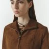 [REPOS] FW 21 SUEDE SHOT JACKET (BROWN) Best Sellers