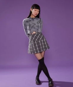[PLASMASPHERE] FW 21 PICNIC SKIRT(GREY) Best Sellers