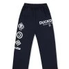 Best Sellers [DUCKDIVE] FW 21 Signature Logo Sweatpants Navy