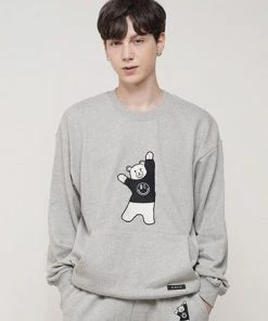 [DXOH] Seasonless BEAR EMBROIDER MTM [GREY]