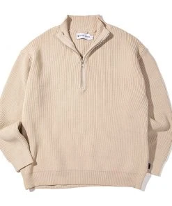 [KING ARCHIVES] FW 21 Cozy Soft Half-Zip Knit (Ecru)