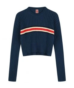 Best Sellers [HIGH SCHOOL DISCO] FW 21 Horizon Live Knit Navy