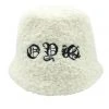 [OY] Seasonless DEVIL LOGO BOUCLE BUCKET HAT-IVORY