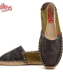 [DRILLEYS] Seasonless Espardew N Wash Black Taupe Woman220mm(35)