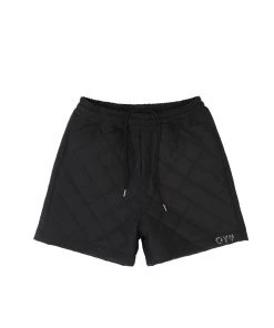 [OY] FW 21 METAL QUILTING HALF PANTS-BLACK