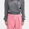 Best Sellers [GIMMETHEYOUNG] Winter 21 LOVE SIGN SWEATSHIRT / GREY