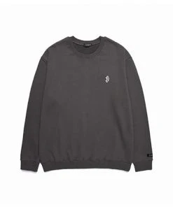 Best Sellers [DXOH] Seasonless SMILE EMBROIDER MTM [GREY]