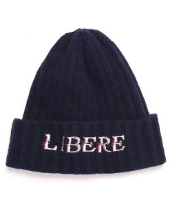 [LIBERE KOREA] Seasonless GLITCH BEANIE / NAVY