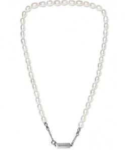 [ANOTHER YOUTH] FW 21 Logo Pearl Necklace