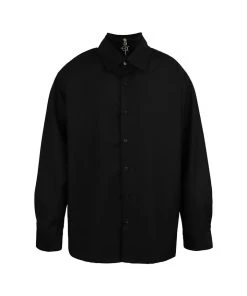 Best Sellers [OY] FW 21 ZIPPER POLA SHIRTS-BLACK