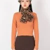 [SPUNKY] FW 21 CROP LOGO TEE (ORANGE) Best Sellers
