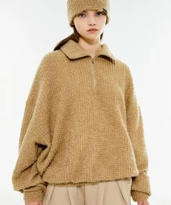 [ANOTHER YOUTH] Winter 21 Wool Zip-up Mtm - Beige Best Sellers