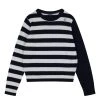 Best Sellers [HARDCORE HAPPINESS] FW 21 Stripe Logo Embroidered Knit Navy