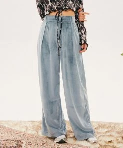 Best Sellers [PLASMASPHERE] FW 21 Muse Pants[Skyblue]
