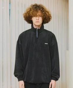 [13MONTH] FW 21 HALF ZIP PULLOVER (CHARCOAL) Best Sellers
