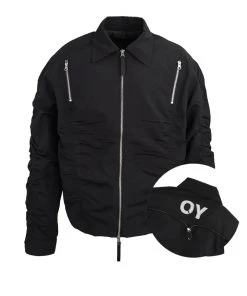[OY] FW 21 FOLD STRING JACKET-BLACK