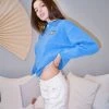GLOWNG [GLOWNY] FW 21 SOLAR COLLAR KNIT - BLUE Best Sellers