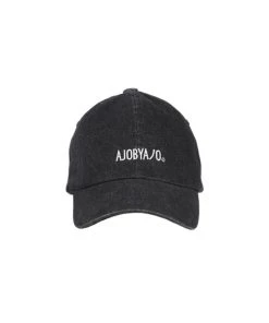[AJO BY AJO] Seasonless Washed Denim Logo Cap [Black]