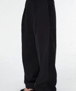 [GIMMETHEYOUNG] Winter 21 CORDUROY MIX OVER PANTS / BLACK