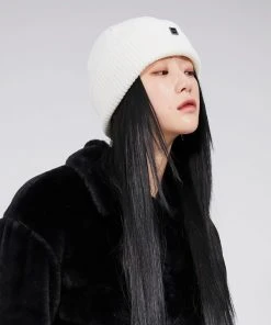 [FLARE] Seasonless FLARE Knit Beanie (FL-710) Off White FLAREUP