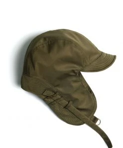 SLEEPYS SLIP [SLEEPY SLIP] Seasonless SATIN TROOPER HAT KHAKI