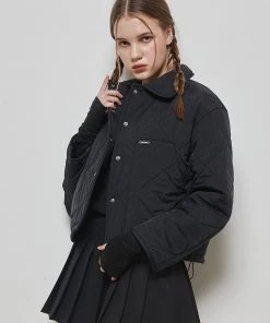 [LUV IS TRUE] FW 21 QUILTING JACKET(BLACK)