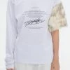 Best Sellers [GIMMETHEYOUNG] FW 21 HALF FUR SLEEVE T_SHIRT / WHITE